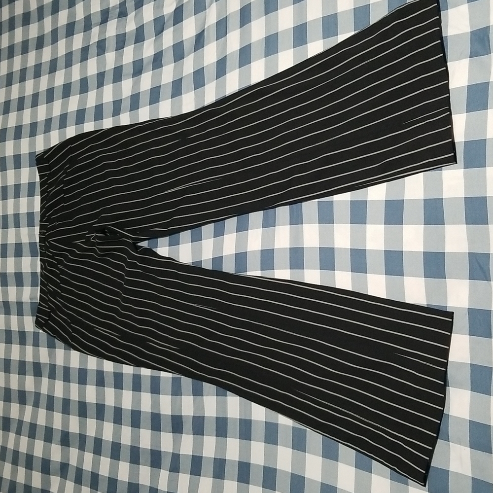 POLECI MADE IN USA BLACK AND WHITE STRIPE PANTS - Picture 16 of 16